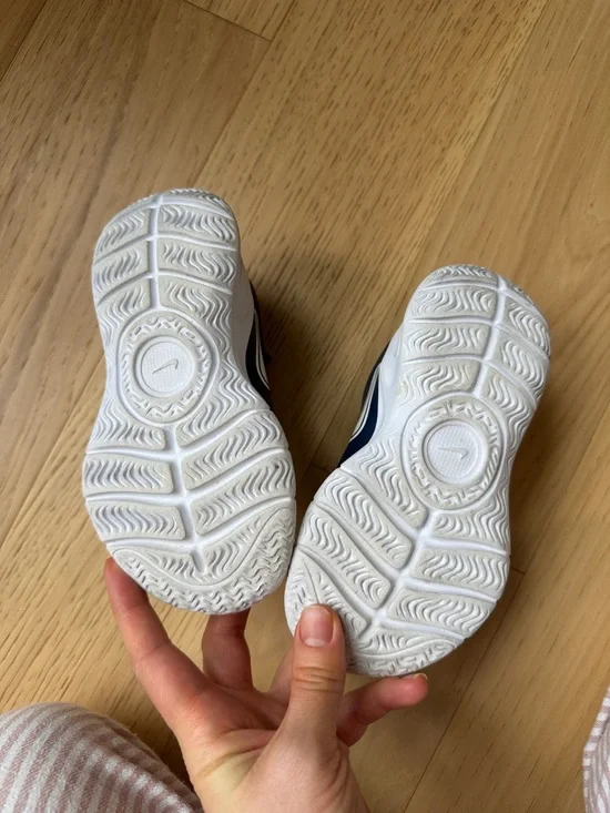 Nike Kids Navy Blue and White Slip-On Sneakers - Picture 5 of 5